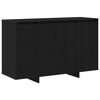 vidaXL Dressoir Zwart Eiken 120 x 41 x 75 cm Bewerkt hout