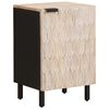vidaXL Badkamerkast met plank Wit 38 x 33 x 58 cm Massief Mango Hout