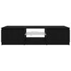 vidaXL TV-kast Zwart Eiken 140 x 38,5 x 36 cm Bewerkt hout