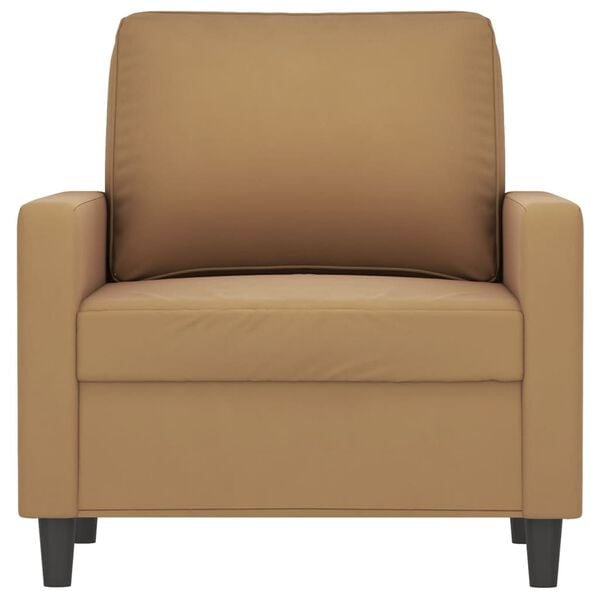 vidaXL Fauteuil 60 cm fluweel bruin