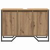 vidaXL Wastafel Kast Anders Artisan Eiken 91 x 35 x 60 cm Bewerkt hout