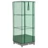vidaXL Plantenbak verhoogd met kashoes 40x40x123 cm rattanlook
