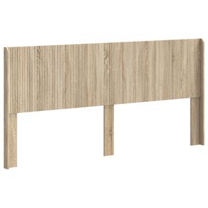 vidaXL Hoofdbord Sonoma Eiken Bewerkt hout