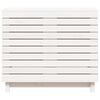 vidaXL Wasmand 88,5x44x76 cm massief grenenhout wit