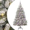 vidaXL Kunstkerstboom 180 cm 300 LED's Warmwit PVC en staal