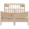 vidaXL Bedframe zonder matras massief grenenhout 140x190 cm