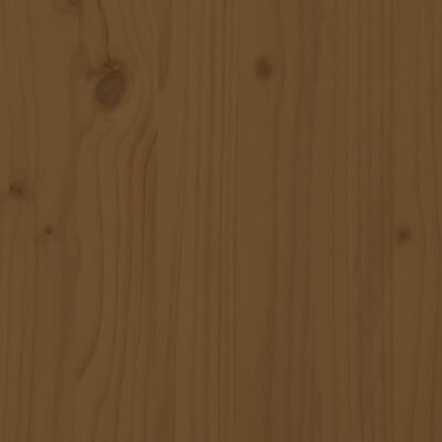 vidaXL Seniorenbed massief grenenhout honingbruin 100x200 cm