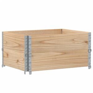 vidaXL Palletopzetranden 2 st 80x60 cm massief grenenhout