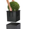 LECHUZA Plantenbak CUBE Cottage 50 ALL-IN-ONE granietkleurig