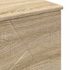 vidaXL Badkamermeubelset 3 pcs Sonoma Eiken Geperst Hout en Metaal