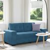 vidaXL Loveseat Sofa Blauw 180x77x82 cm Fluweel