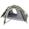 vidaXL Trekkingtent met regenhoes waterdicht 2-persoons Groen