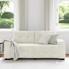 vidaXL Loveseat Sofa Cr&egrave;me 180x77x82 cm Fluweel
