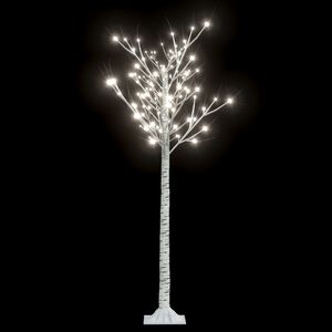 vidaXL Kerstboom wilg met 156 koudwitte LED's binnen en buiten 1,5 m