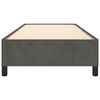 vidaXL Bedframe zonder matras 90x200 cm fluweel donkergrijs