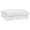 vidaXL Dekbed met kussen 3 pcs Wit Microfibre