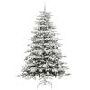 vidaXL Kunstmatige Inklapbare Kerstboom Wit 240 cm PE en PVC