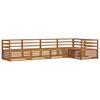 vidaXL Buiten bankenset 5 pcs Naturel Massief Acaciahout