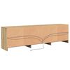 vidaXL TV Eenheden 2 pcs Artisan Eiken 180 x 34 x 50 cm Bewerkt hout