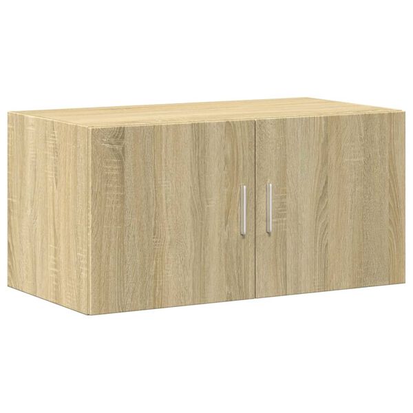 vidaXL Wandkast 80x42,5x40 cm bewerkt hout sonoma eikenkleurig