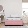 vidaXL Boxspringbed met matras Roze 120 x 200 cm Stof