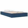 vidaXL Bedframe zonder matras 120x190 cm stof blauw