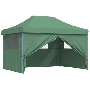 vidaXL Partytent 279 x 410 x 315 cm Groen Oxford Stof