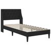 vidaXL Bedframe met hoofdeinde Zwart 80 x 200 cm Fluweel