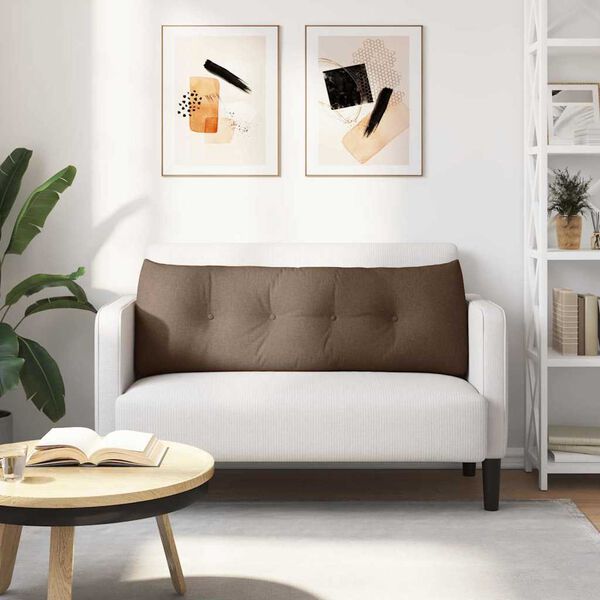 vidaXL Rugkussen Bruin 140 x 24 x 50 cm Stof