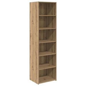 vidaXL Kast Artisan Eiken 50 x 41 x 185 cm Bewerkt hout