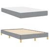 vidaXL Boxspringbed met matras Lichtgrijs 120 x 200 cm Stof
