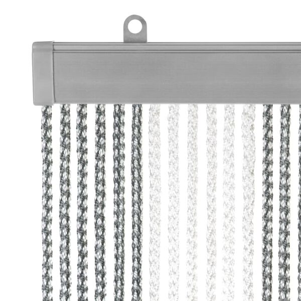 Travellife Vliegengordijn Korda 190x60 cm grijs en wit