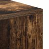 vidaXL Bureau met plank Gerookt eiken 102 x 50 x 75 cm Bewerkt hout