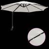 vidaXL Tuinparasol Zand 248 x 248 x 148 cm Polyester en staal