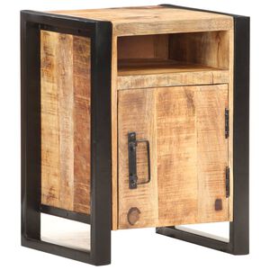 vidaXL Nachtkastje 40x35x55 cm massief mangohout