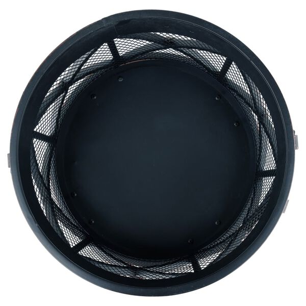 Lund 2-in-1 Vuurkorf met handgrepen zwart