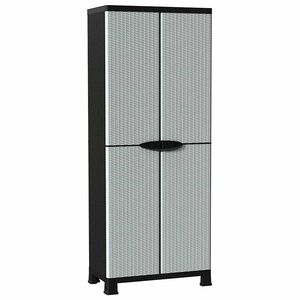 vidaXL Opbergkast 68x39x171,5 cm rattan ontwerp
