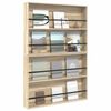 vidaXL Tijdschrift Rek met plank 2 pcs Sonoma Eiken 100 x 12 x 70 cm