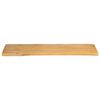 vidaXL Tafelblad met natuurlijke rand 140x40x3,8 cm massief mangohout