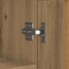 vidaXL Dressoir Artisan Eiken 69,5 x 34 x 90 cm Bewerkt hout