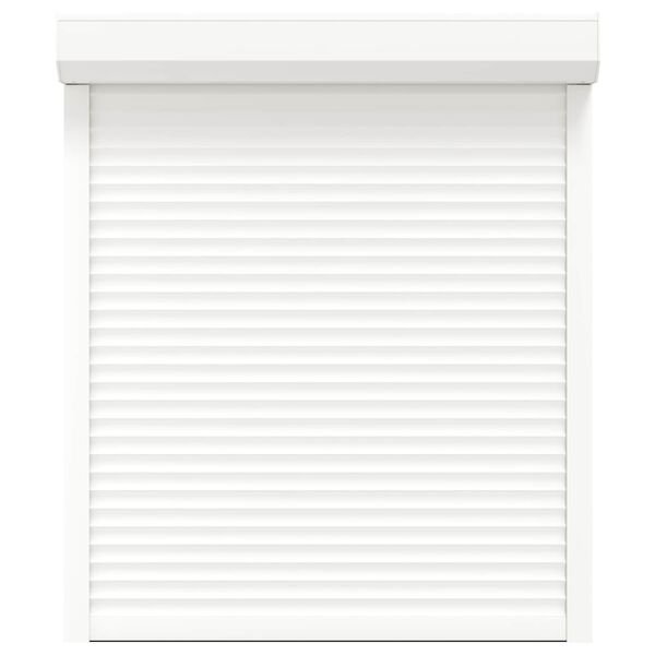 vidaXL Roljaloezie Wit 110 x 130 cm Aluminium en Polyurethaan