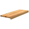 vidaXL Traptreden 4 st 70x25x2 cm massief eikenhout lichtbruin