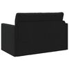 vidaXL Slaapbank 110cm Zwart Stof