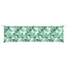 vidaXL Tuinbankkussen met bladpatroon, 200x50x7 cm, Oxfordstof