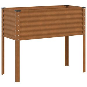 vidaXL Plantenbak 100x45x90 cm weerbestendig staal