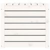 vidaXL Tuinbox 101x50,5x46,5 cm massief grenenhout wit