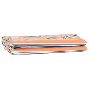 vidaXL Vervangingsdoek voor zonnescherm Blauw en Oranje 1000 x 160 cm