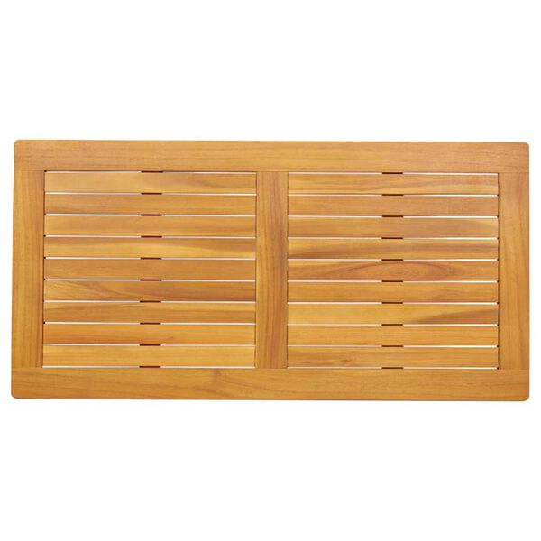 vidaXL Tafelblad Bruin 100 x 50 x 2 cm Massief Acaciahout