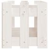 vidaXL Plantenbak verhoogd hekontwerp 150x30x30 cm grenenhout wit