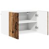 vidaXL Keukenkast met plank 2 pcs Oudhout 60 x 31 x 40 cm Bewerkt hout